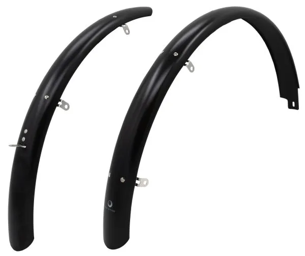 Skärmset Bike Attitude 700c 45mm inkl. rostfria stag Mattsvart