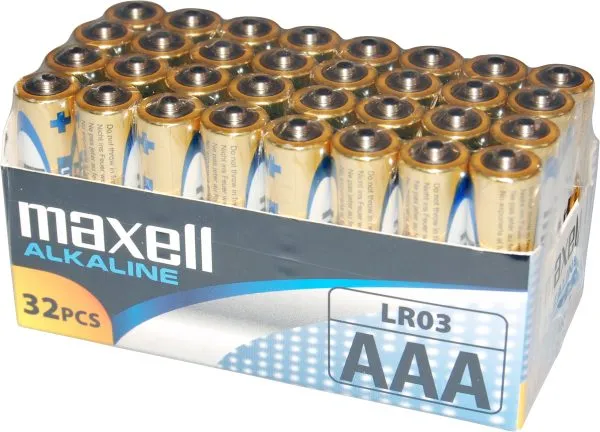 Batteri Maxell AAA/LR03 Alkaline (32-pack)