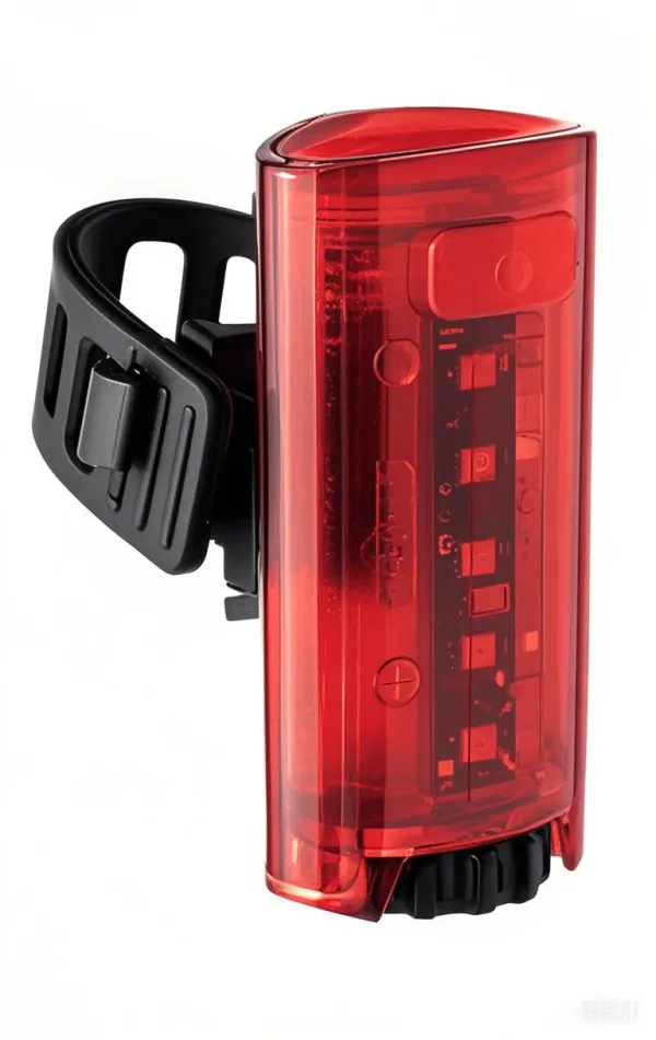 Baklampa Bike Attitude 5 LED 15 lumen Ø22,2-31,8mm inkl. 2xAAA