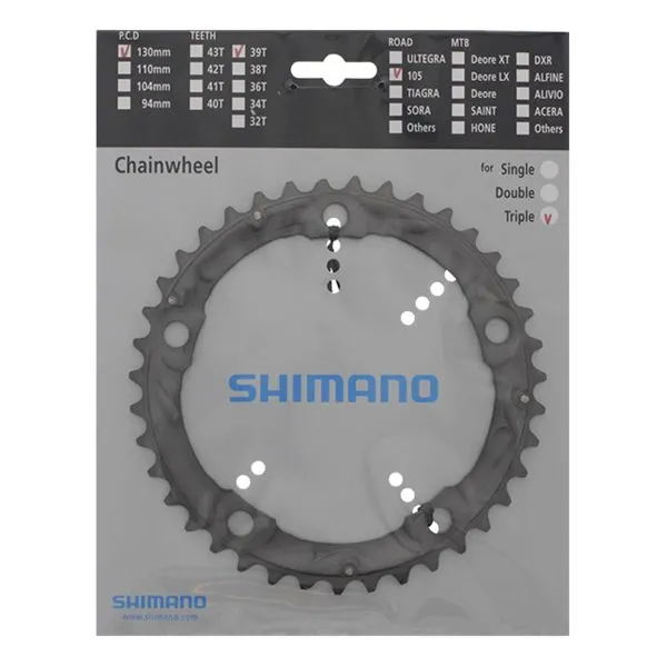 Chainring 39T-D Silver 105