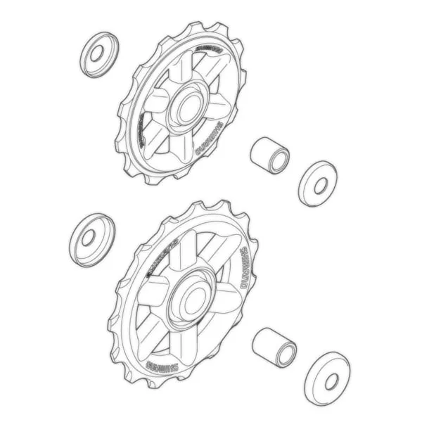 SHIMANO Set med trissor (RD-M310)