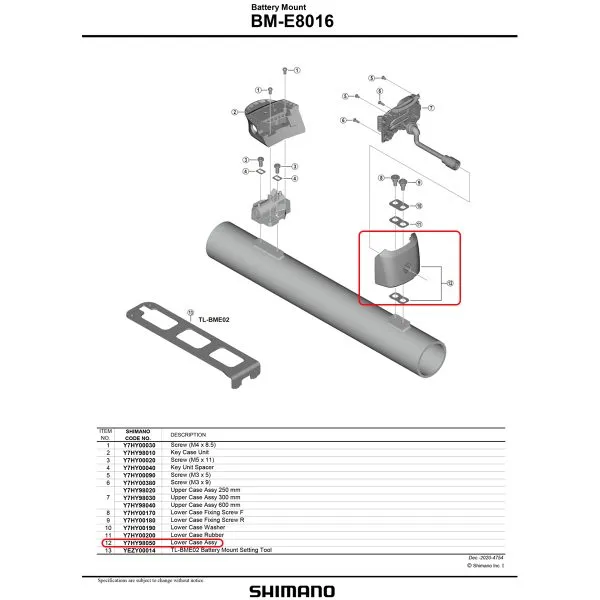 Lower Case Assy