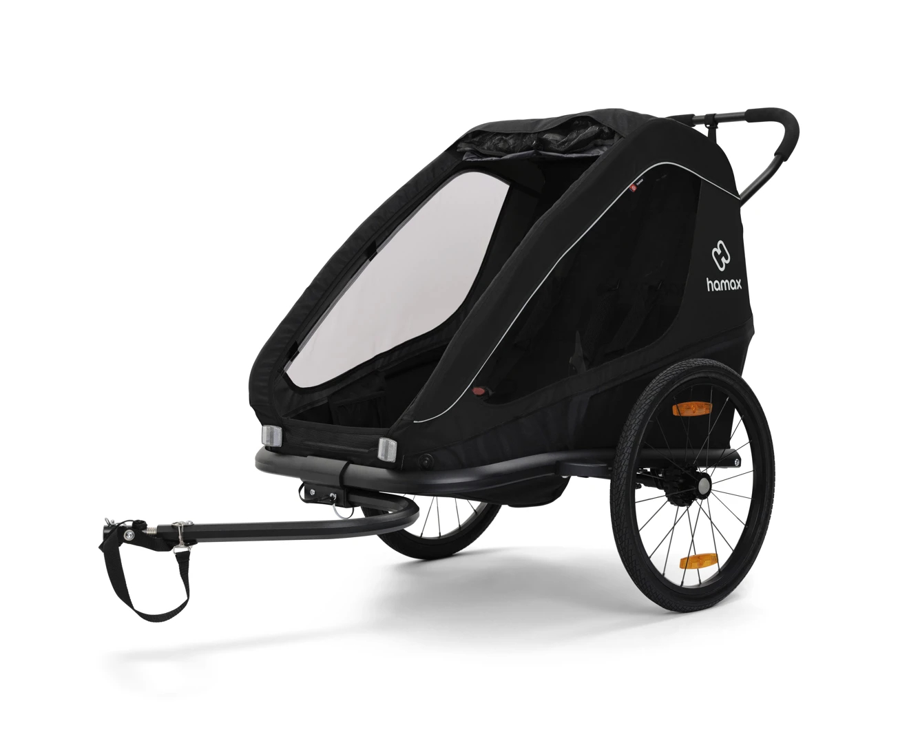 400058 Traveller Black bike trailer