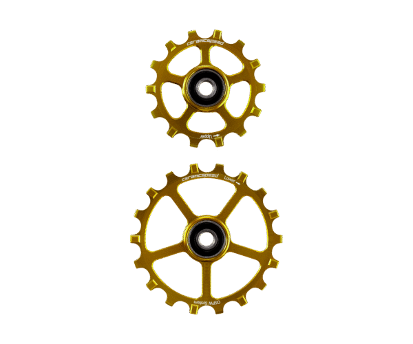 OS Pulley Wheels (spare) 14/18 Gold Alloy