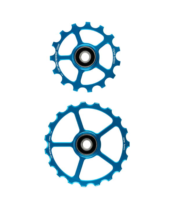 OS Pulley Wheels (spare) 15/19 Blue Alloy