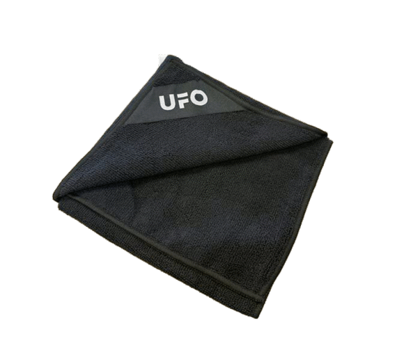 UFO CLEAN Microfiber Towel Black