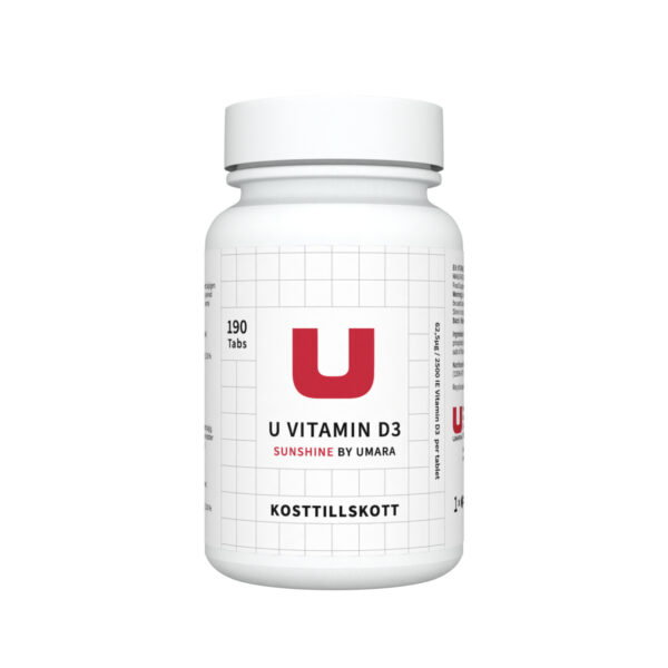 U Vitamin D3 2500 IE (190st / 6 månader)